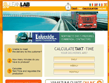 Tablet Screenshot of leanlab.info